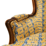 Schumacher Ottilie Stripe Yellow Fabric