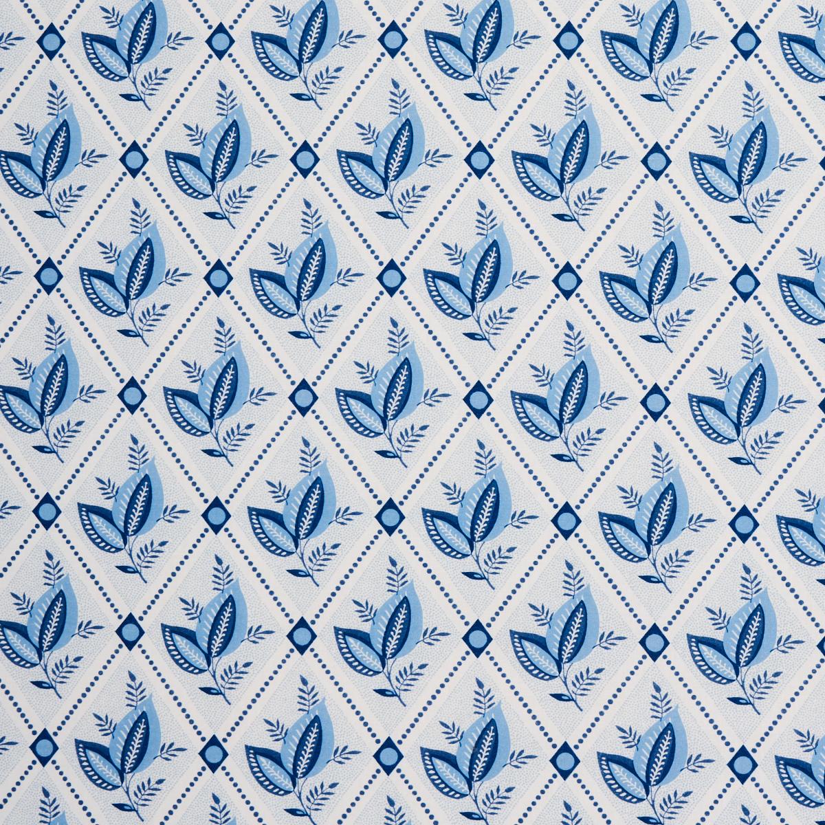 Schumacher Basile Trellis Porcelain Fabric