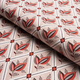 Schumacher Basile Trellis Spice & Carbon Fabric