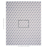 Schumacher Basile Trellis Delft & Sepia Fabric