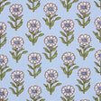 Schumacher Adeline Mineral & Leaf Fabric