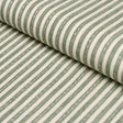 Schumacher Mathis Ticking Stripe Sage Fabric