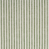 Schumacher Mathis Ticking Stripe Sage Fabric
