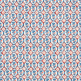 Schumacher Josiane Floral Rouge & Navy Fabric