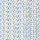 Schumacher Josiane Floral Yellow & Blue Fabric