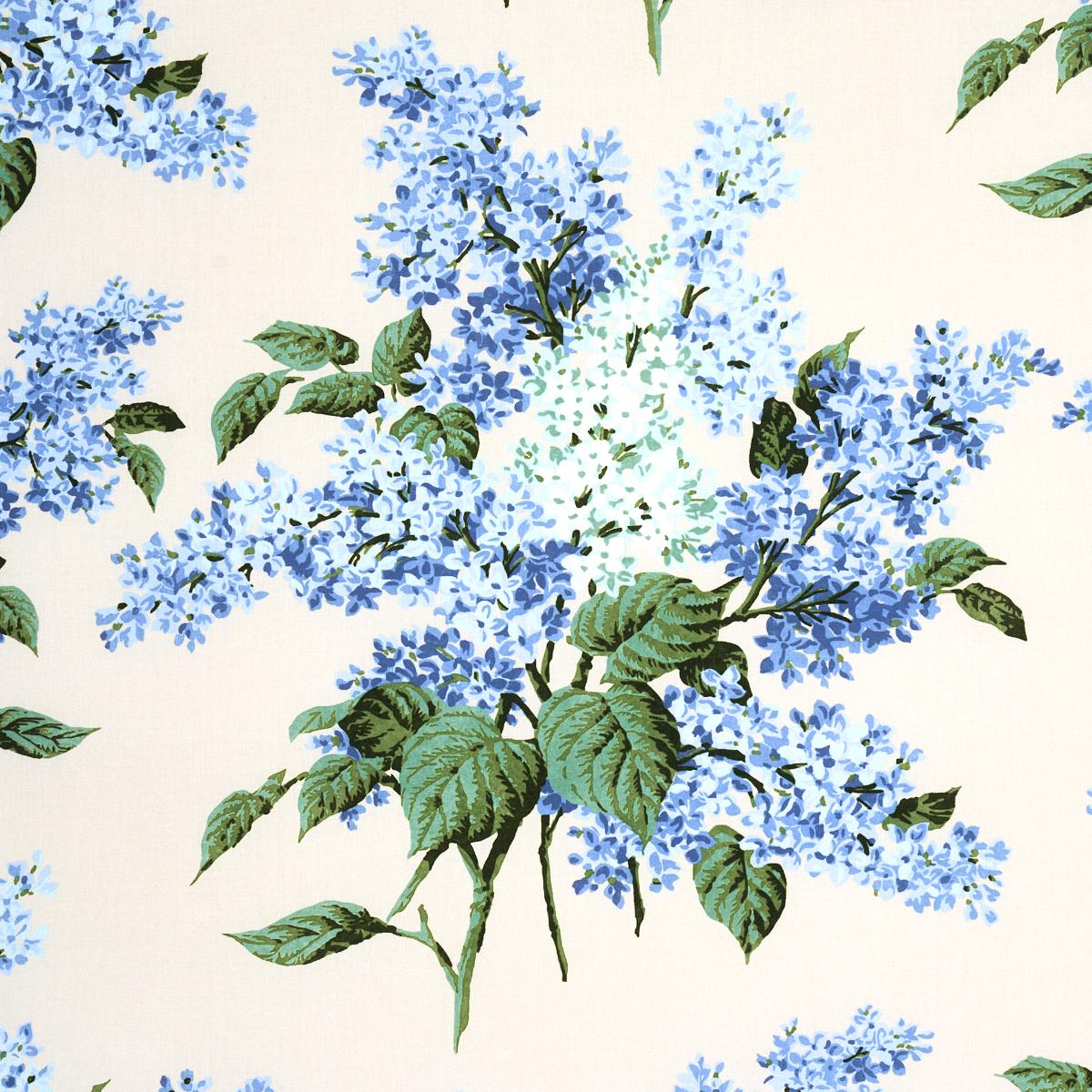 Schumacher Proust'S Lilacs Blue Fabric