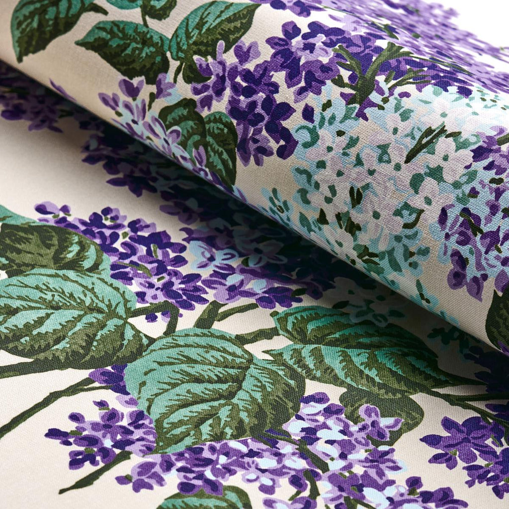 Schumacher Proust'S Lilacs Purple Fabric