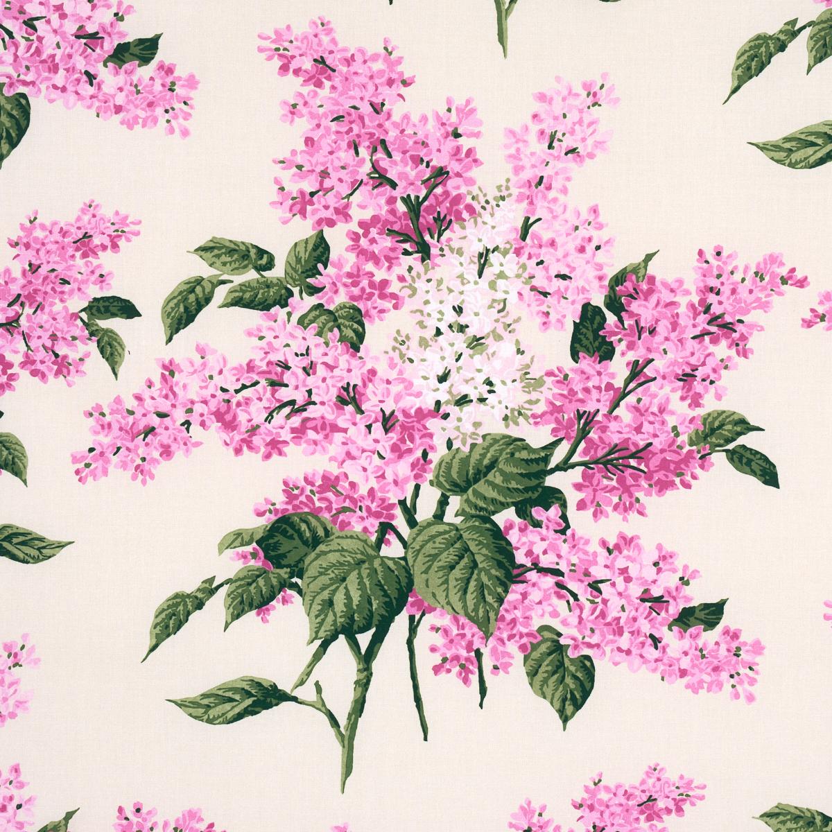 Schumacher Proust'S Lilacs Pink Fabric