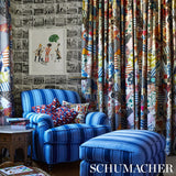 Schumacher Hotch Potch Crazy Quilt Document Fabric