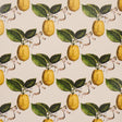 Schumacher Le Citron Natural Wallpaper