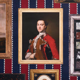 Schumacher Le Grand Tour Stripe Wallpaper