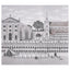 Schumacher Piazza Firenze Panel Set Grisaille Wallpaper