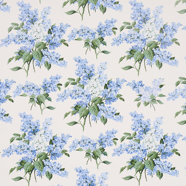 Schumacher Proust'S Lilacs Blue Wallpaper