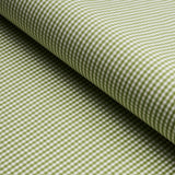 Schumacher Barnet Cotton Check Leaf Fabric