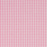 Schumacher Barnet Cotton Check Blush Fabric