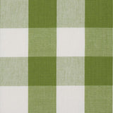 Schumacher Camden Cotton Check Leaf Fabric