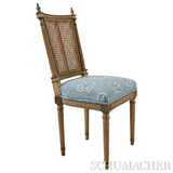 Schumacher Fleurette Denim Fabric