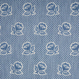 Schumacher Fleurette Denim Fabric