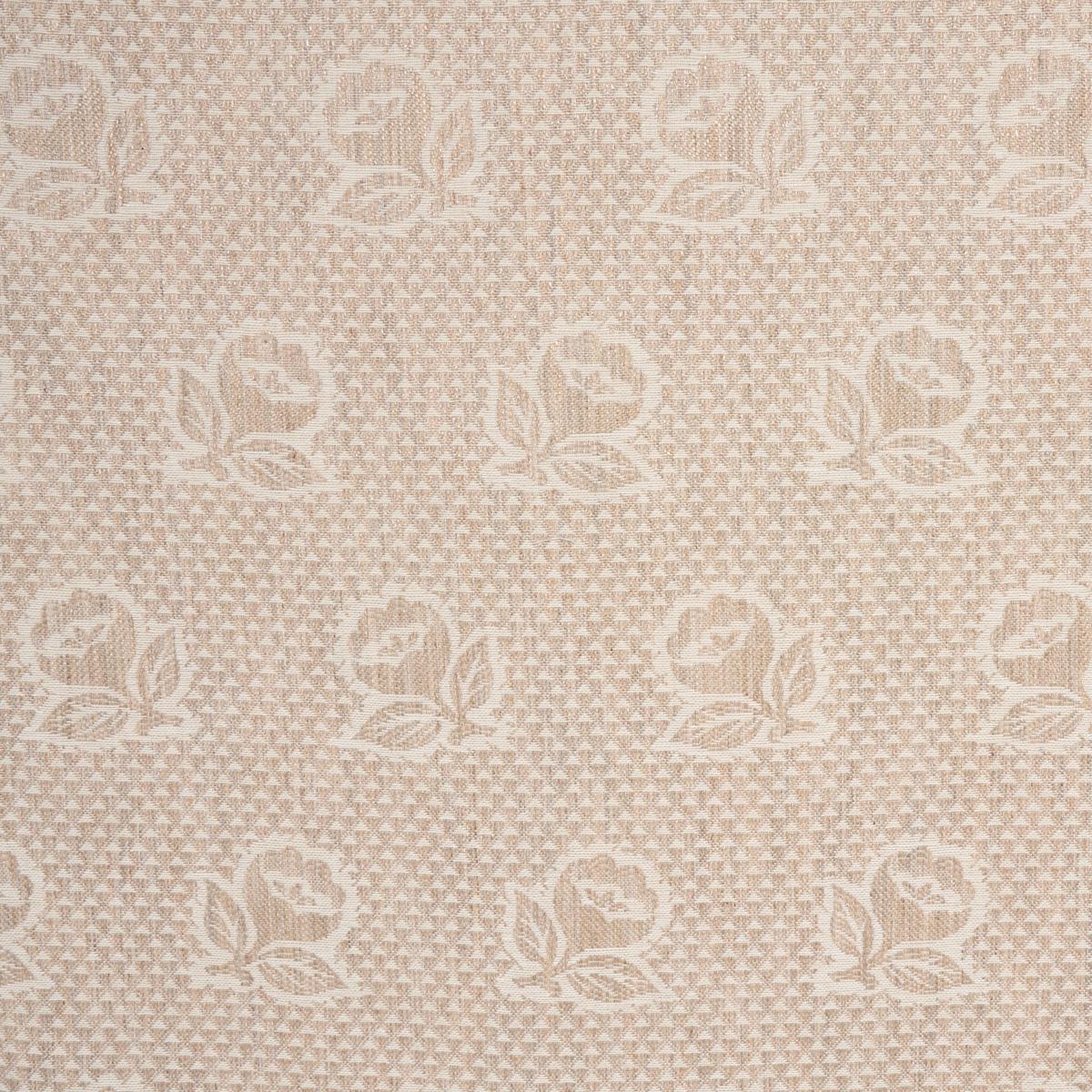 Schumacher Fleurette Natural Fabric