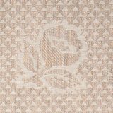Schumacher Fleurette Natural Fabric