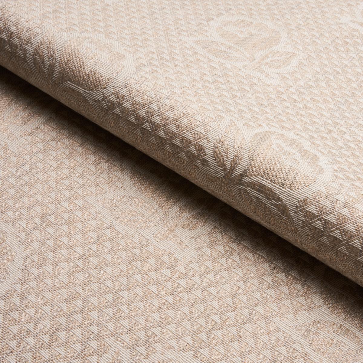 Schumacher Fleurette Natural Fabric