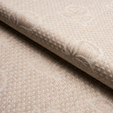 Schumacher Fleurette Natural Fabric