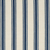 Schumacher Marquet Ticking Stripe Navy Fabric