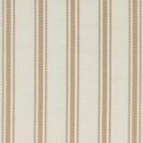 Schumacher Marquet Ticking Stripe Sand Fabric