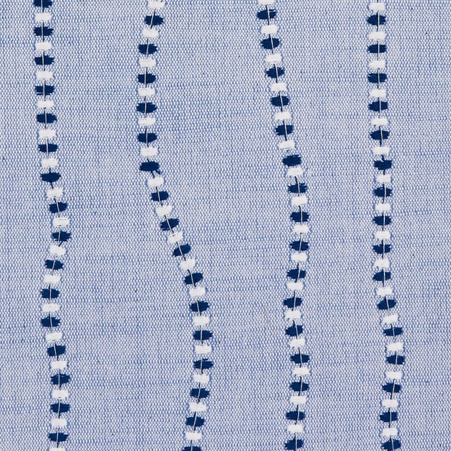 Schumacher Elodie Embroidery Chambray Fabric