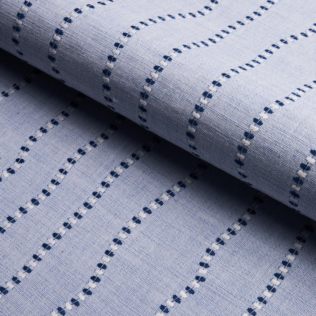 Schumacher Elodie Embroidery Chambray Fabric