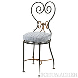 Schumacher Elodie Embroidery Chambray Fabric