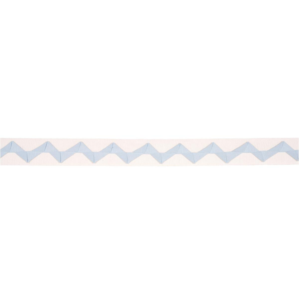 Schumacher Sky On Ivory Lazare Appliqu Tape