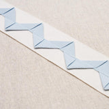 Schumacher Lazare Appliqu Tape Sky On Ivory Trim