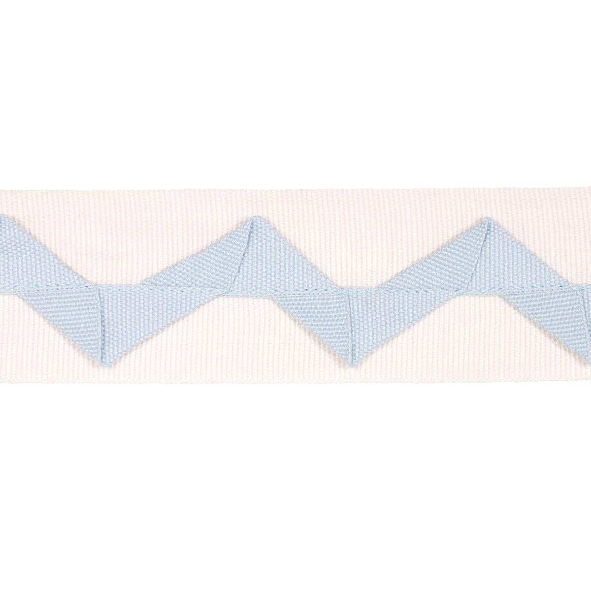 Schumacher Sky On Ivory Lazare Appliqu Tape
