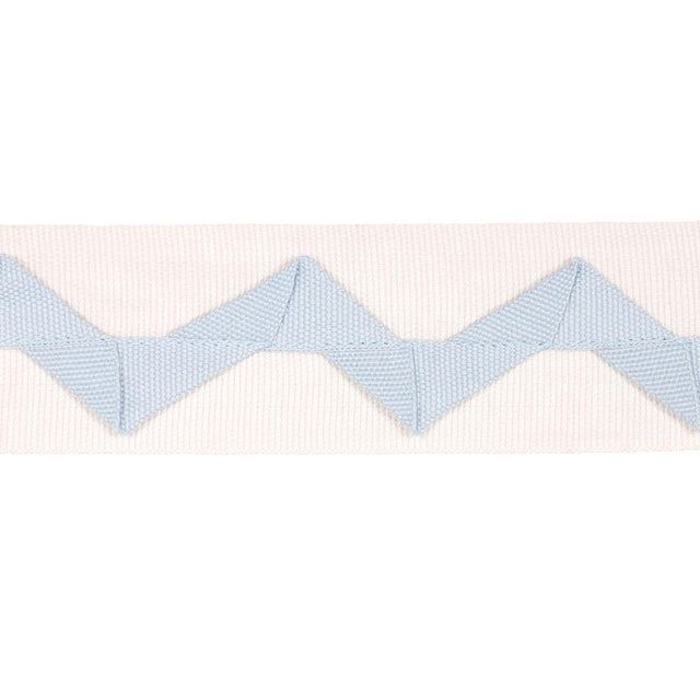Schumacher Sky On Ivory Lazare Appliqu Tape