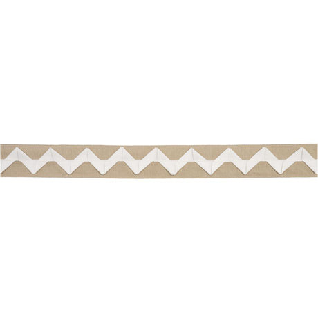 Schumacher Ivory On Natural Lazare Appliqu Tape