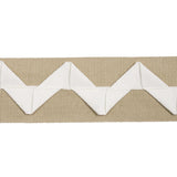 Schumacher Ivory On Natural Lazare Appliqu Tape