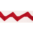 Schumacher Red On Ivory Lazare Appliqu Tape