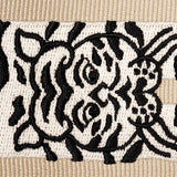 Schumacher Neutral Le Tigre Embroidered Trim
