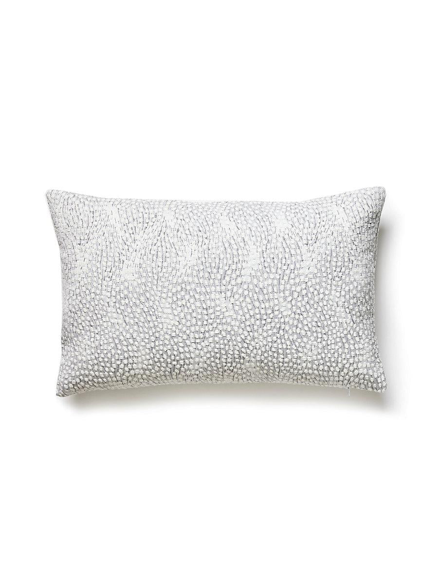 Scalamandre Flurry 14 X 22 - Snow Decorative Pillow