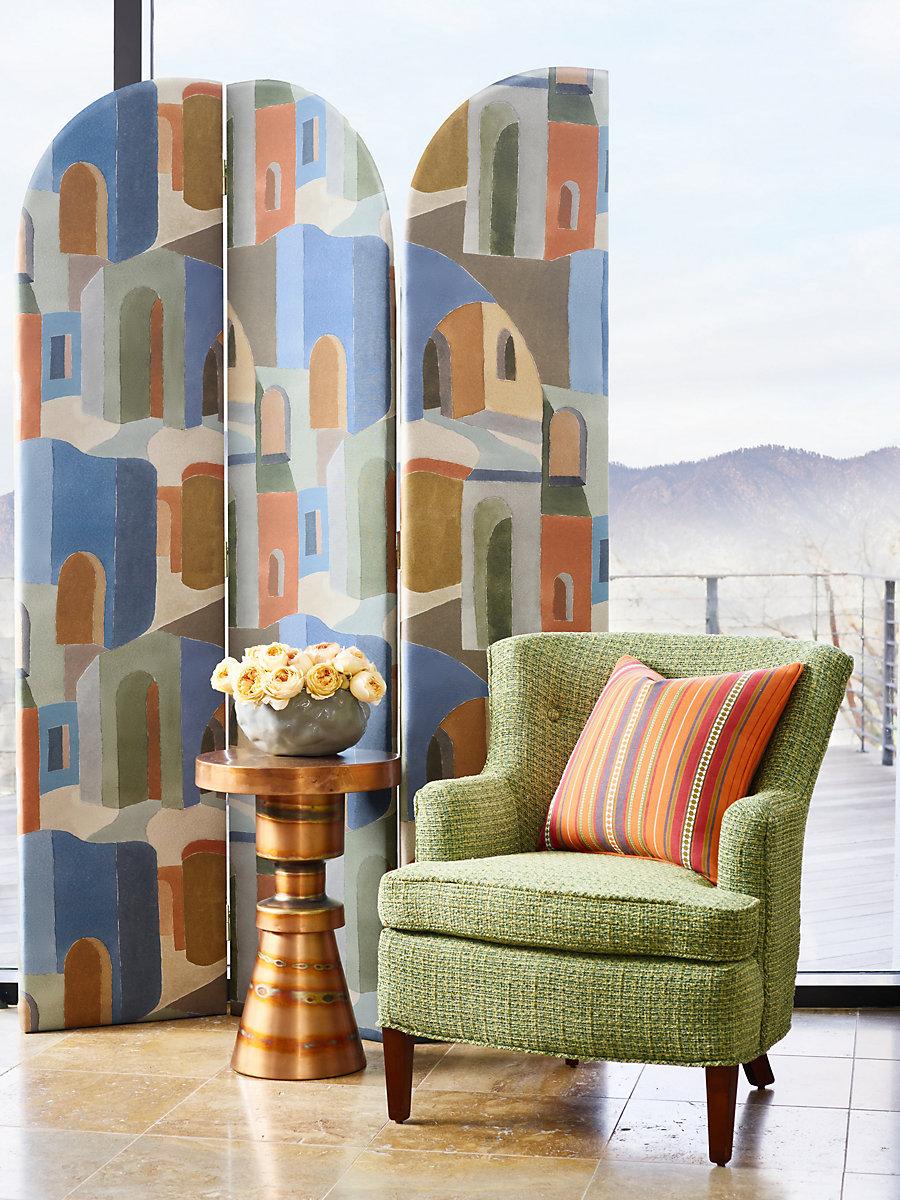 Scalamandre Nile Stripe Desert Fabric