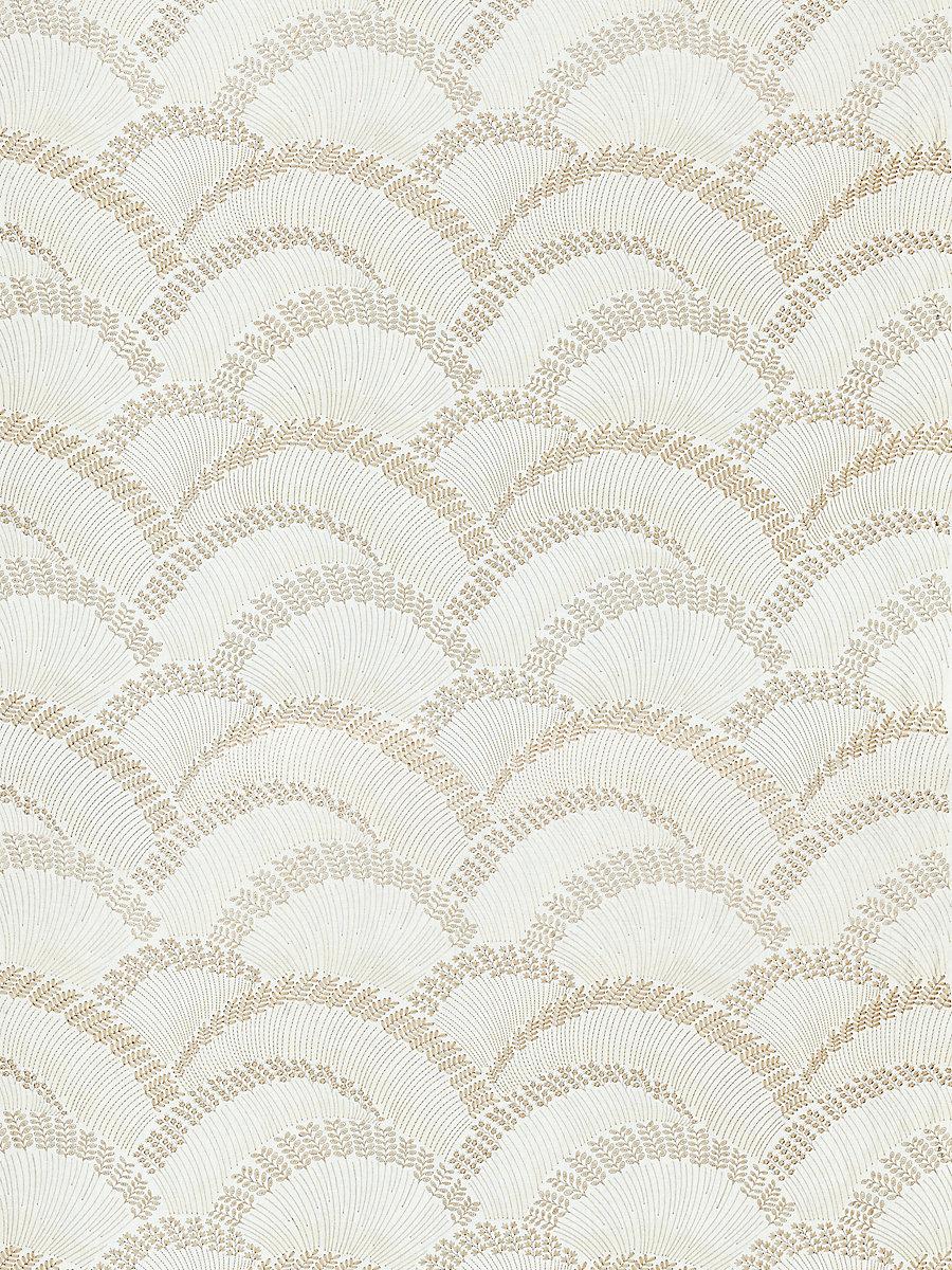 Scalamandre Lovegrass Embroidery Latte Fabric