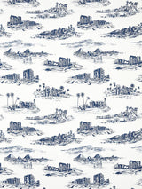 Scalamandre Cairo Toile Lapis Fabric