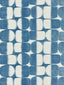 Scalamandre Rift Linen Print Blueprint Fabric