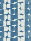 Scalamandre Rift Linen Print Blueprint Fabric