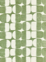 Scalamandre Rift Linen Print Basil Fabric