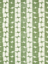 Scalamandre Rift Linen Print Basil Fabric