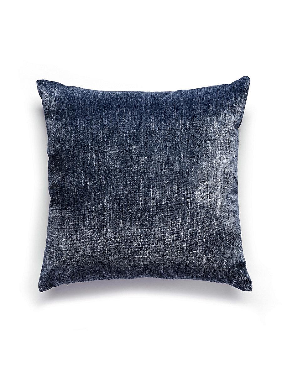 Scalamandre Supreme Velvet 22 X 22 - Insignia Blue Decorative Pillow