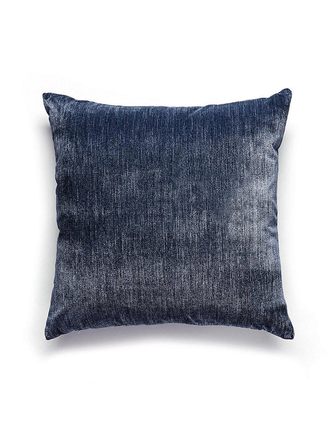 Scalamandre Supreme Velvet 22 X 22 - Insignia Blue Decorative Pillow
