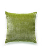 Scalamandre Supreme Velvet 22 X 22 - Lime Decorative Pillow